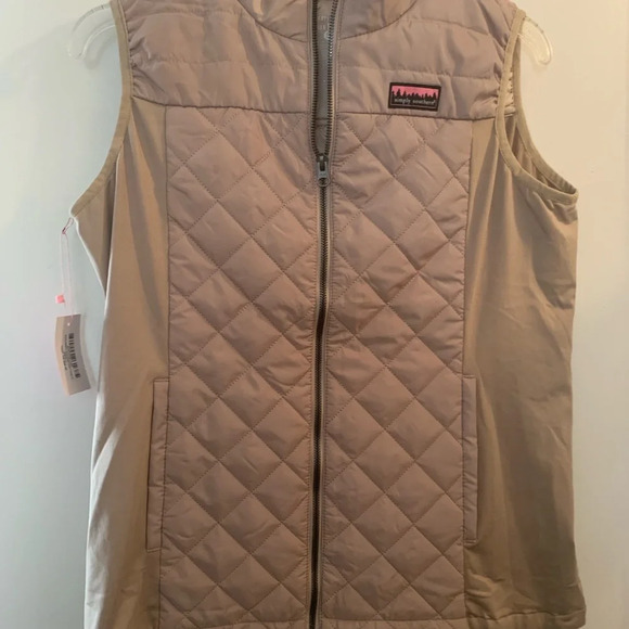 NWT Simply Southern Happy Vest for Women Small Lightweight Light Tan,pockets - Picture 2 of 9